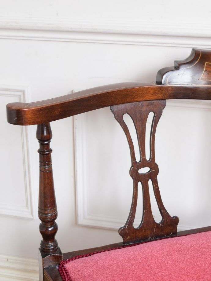 コーナーチェアのアーム