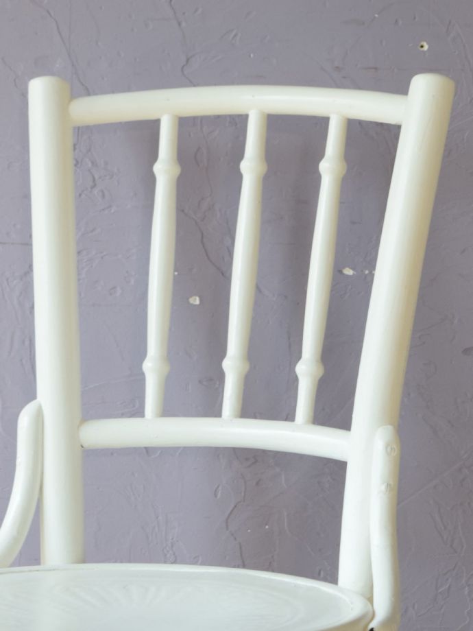 ベントウッドチェアの背もたれ