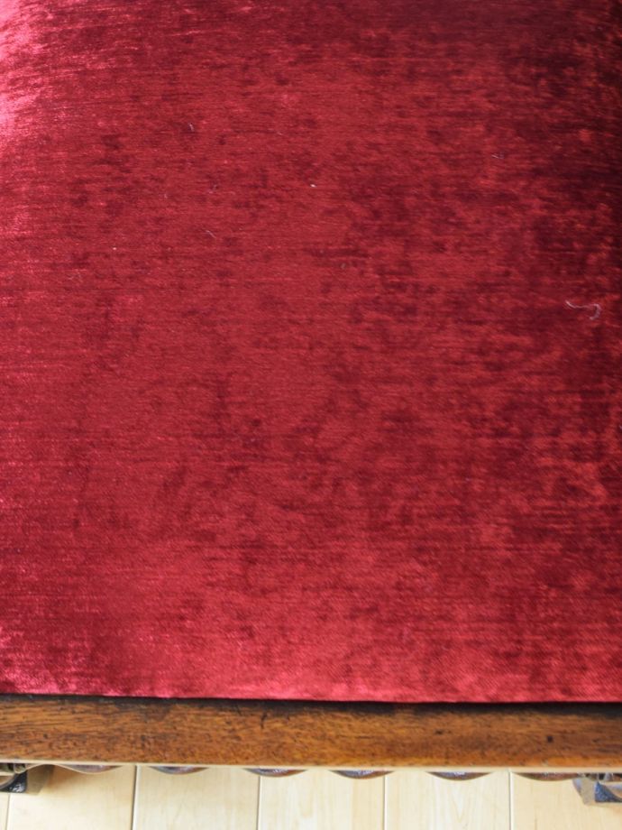 アンティークチェアの座面の生地