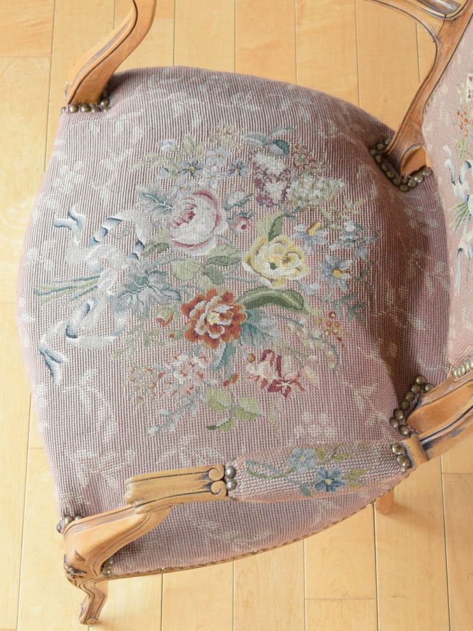 アンティークチェアの座面