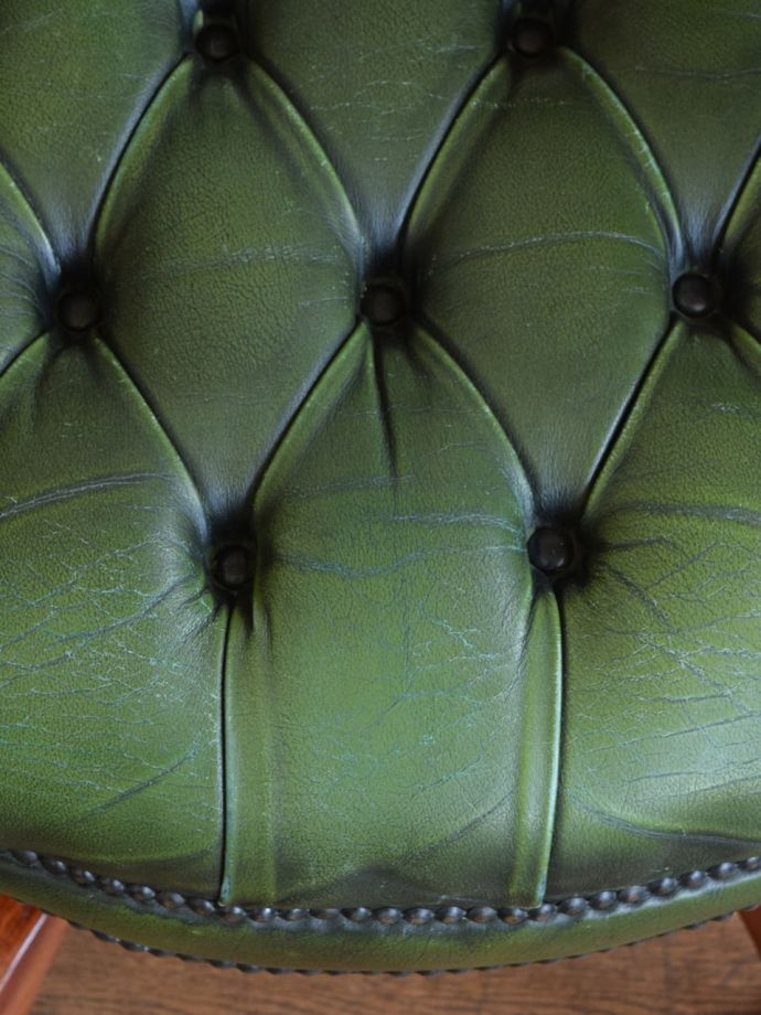 チェスターフィールドの座面