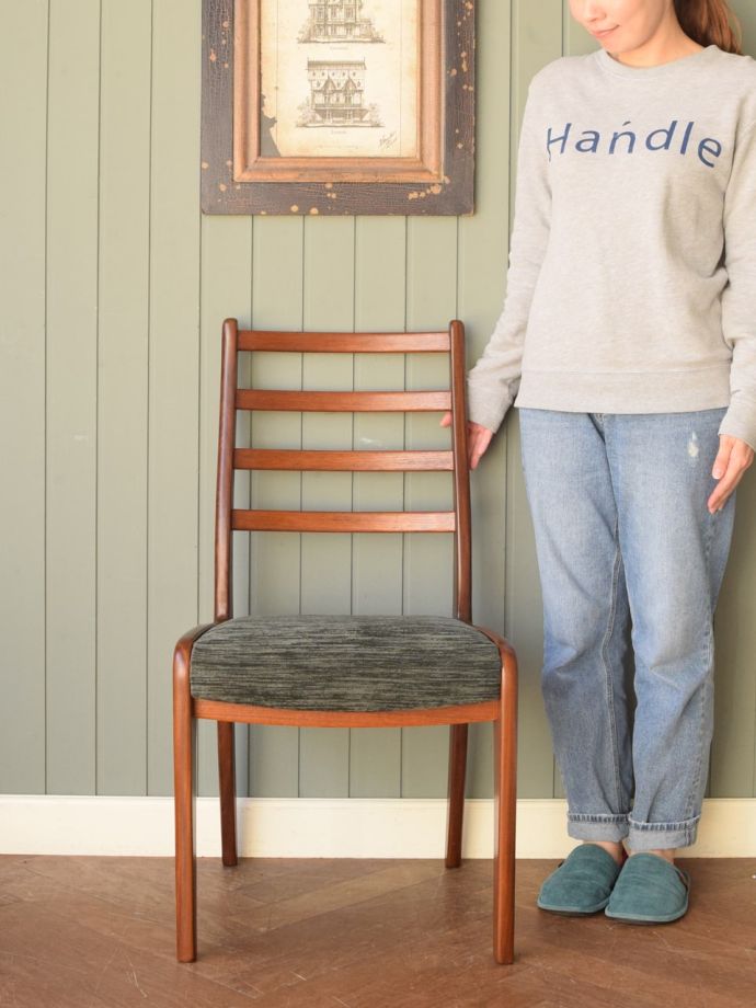 G-planのラダーバックチェア、北欧スタイルのヴィンテージダイニング