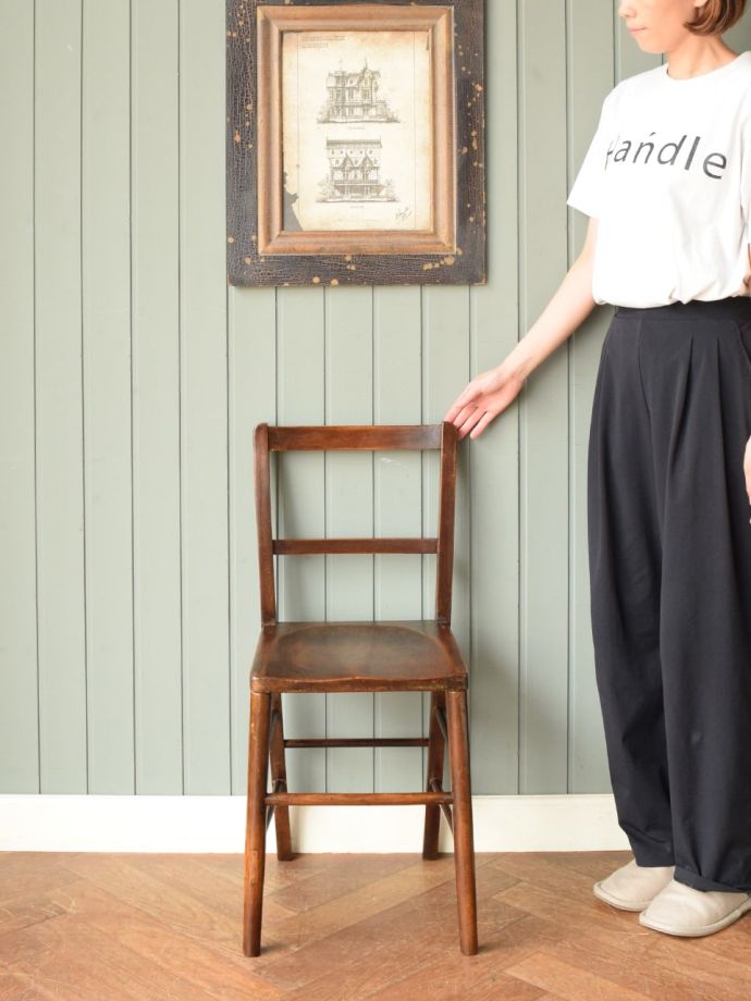 アンティークのスクールチェア