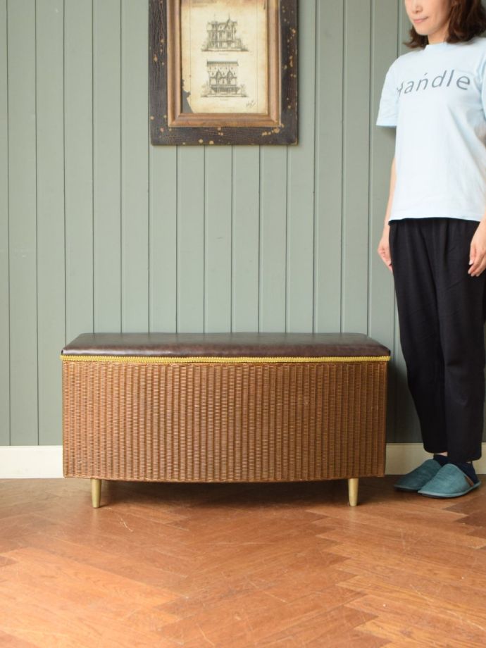 アンティークのロイドルームベンチ