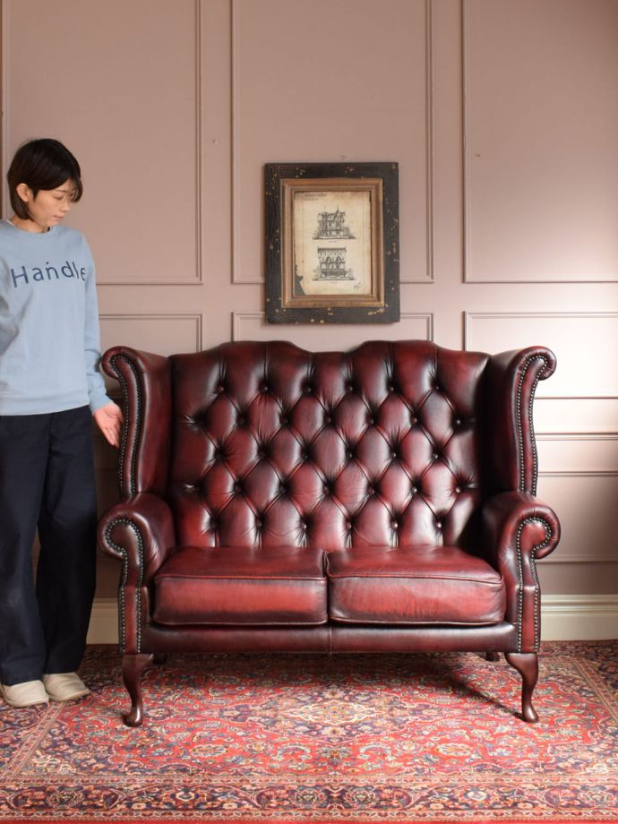 英国アンティークのパーソナルチェア