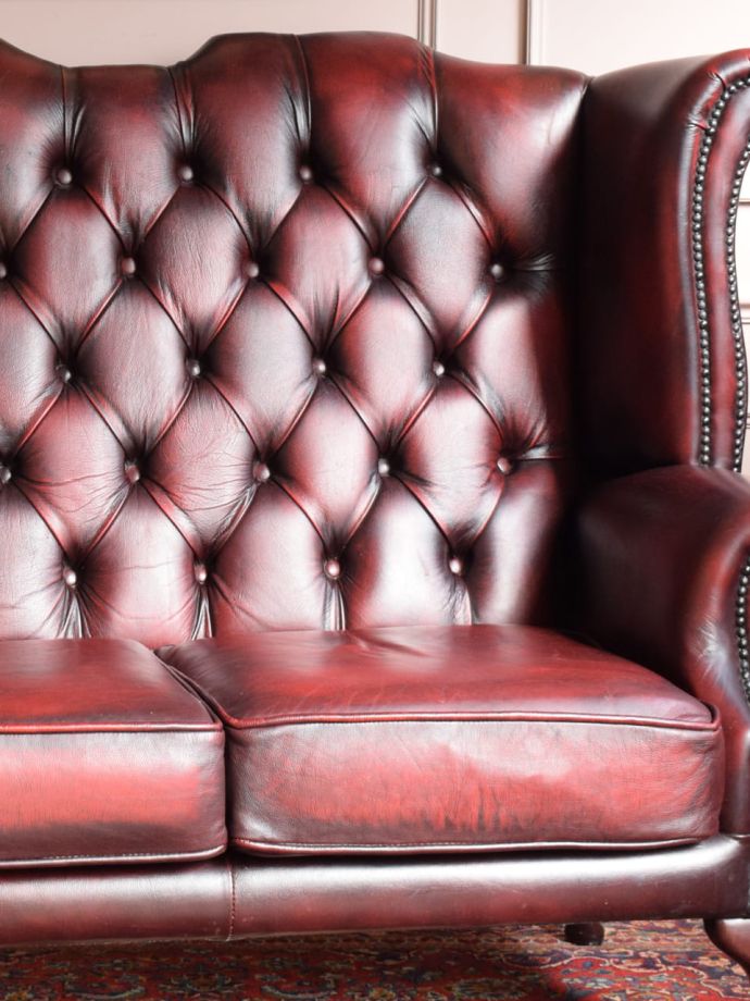 アンティークパーソナルチェアの背もたれ