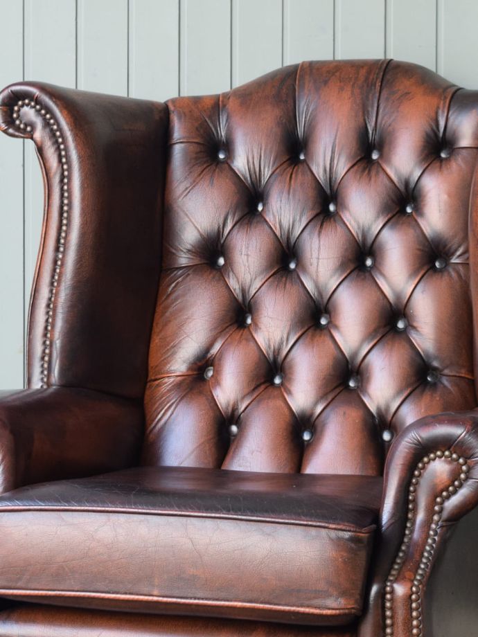 アンティークパーソナルチェアの背もたれ