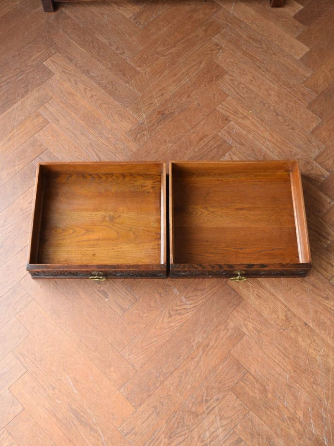 オープンシェルフの引き出し