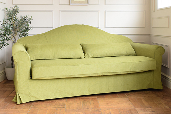 オシャレな緑色のソファ