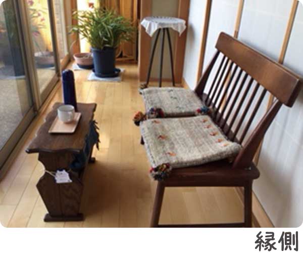 ローテーブルとして使う香川県Iさまのマガジンラック
