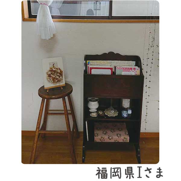福岡県Iさまの本棚タイプのマガジンラック