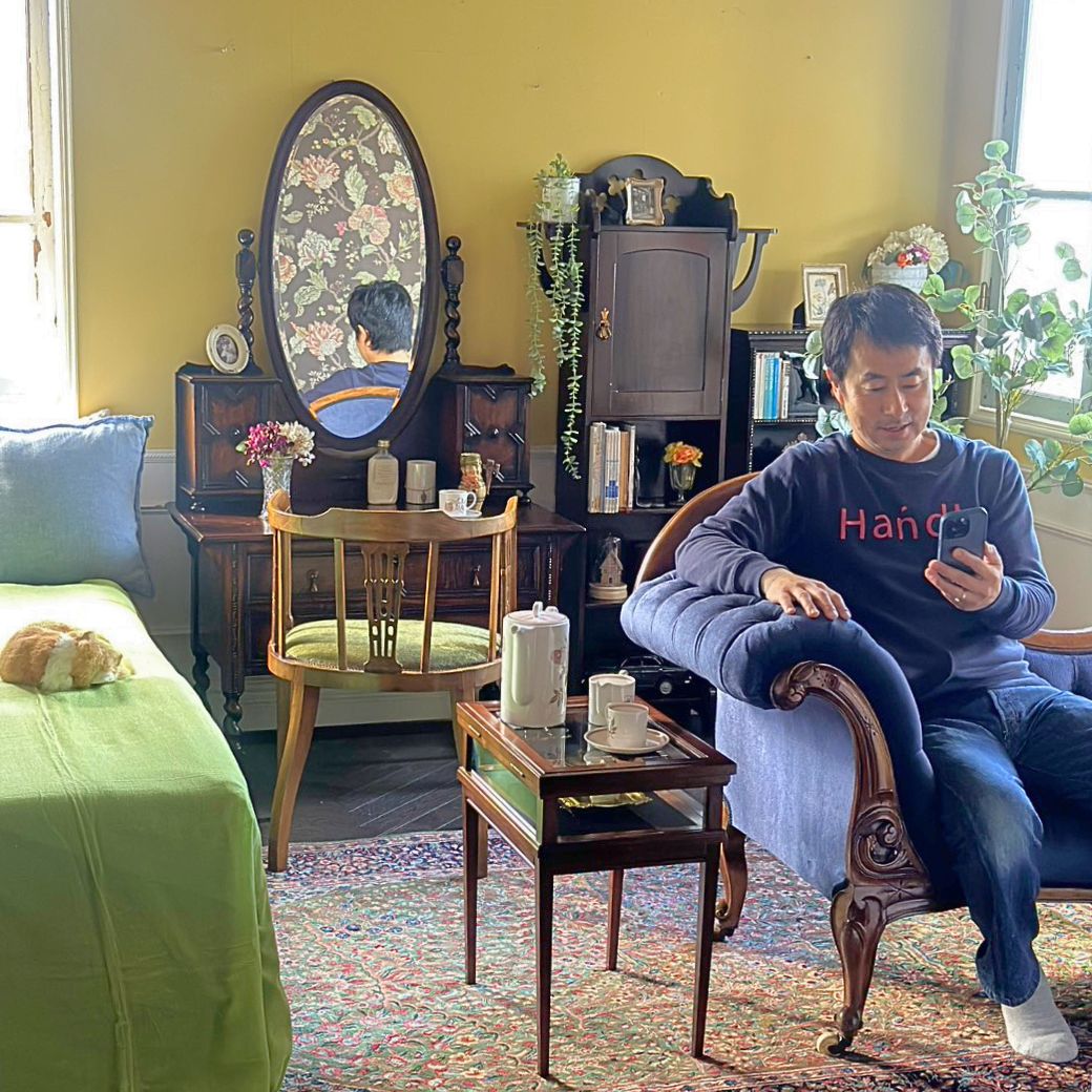 春の寝室コーディネート