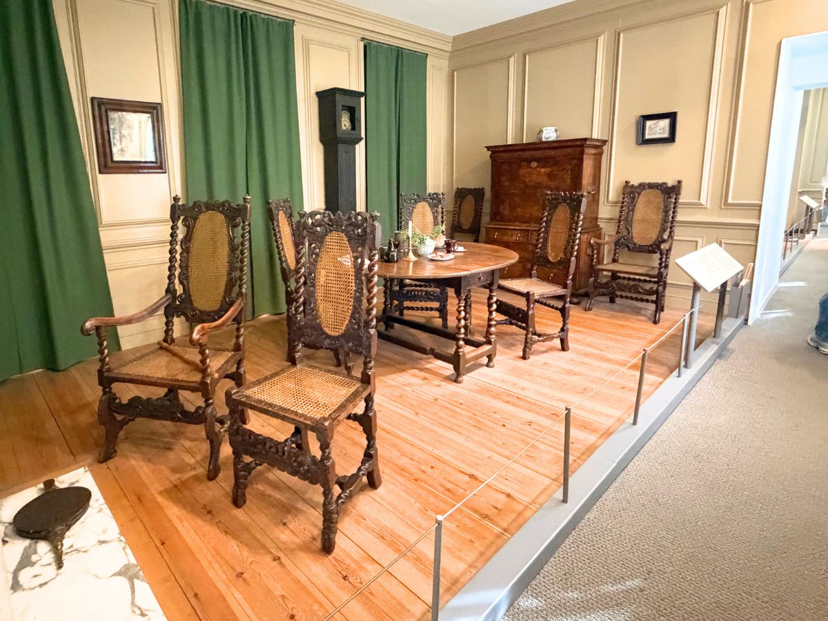 1695年の英国の部屋パーラー