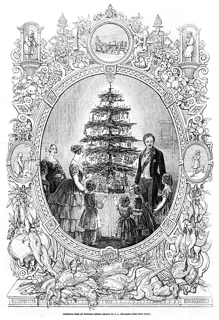 ロイヤルファミリーのクリスマスツリー