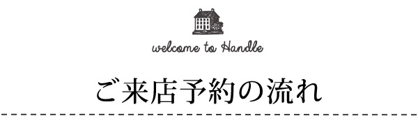 ご来店予約の流れ