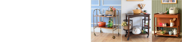 Handle アンティーク家具 ワゴン