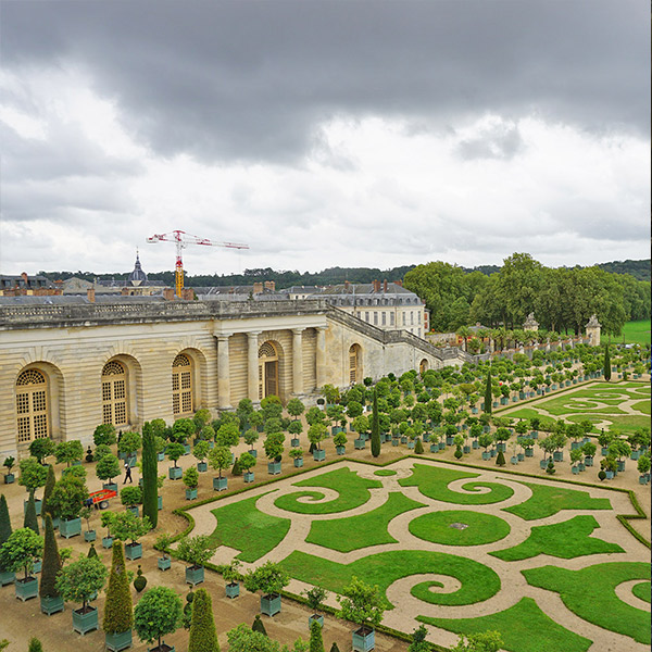 フランスヴェルサイユ宮殿、庭園、オランジュリー