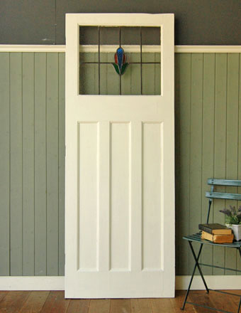 アンティーク ステンドグラス ドア (11-269)