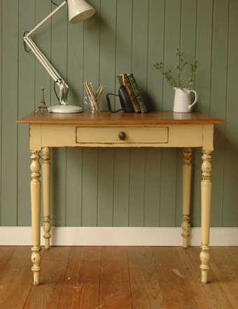 アンティーク ペイント テーブル (p-91)