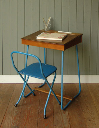 アンティーク デスク＆チェア (w-94)