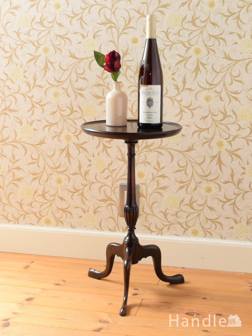 英国アンティークのおしゃれなテーブル どこでも使える小さなワインテーブル K 3019 F アンティーク家具