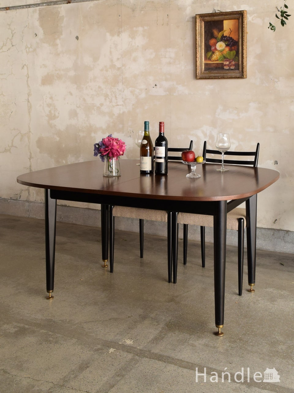 G-planの伸長式テーブル、トラー＆ブラック（Tola＆Black）シリーズのヴィンテージ家具 (x-1573-f)