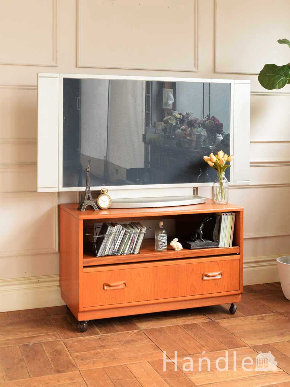 G-PLANのおしゃれなローボード、北欧スタイルのビンテージテレビ台(x