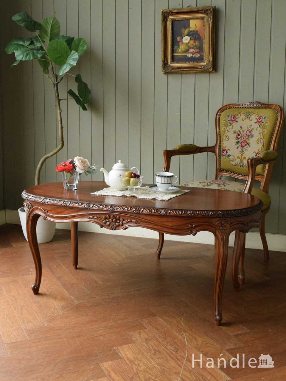 フランス アンティーク French Bistoro Table テーブル-