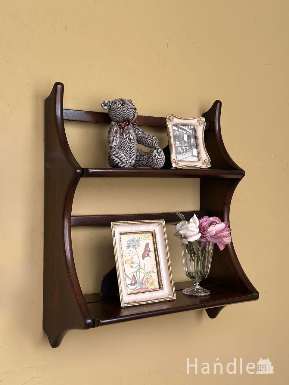 アーコール社のおしゃれなディスプレイラック、壁掛けのビンテージプレートラック (x-1749-f)