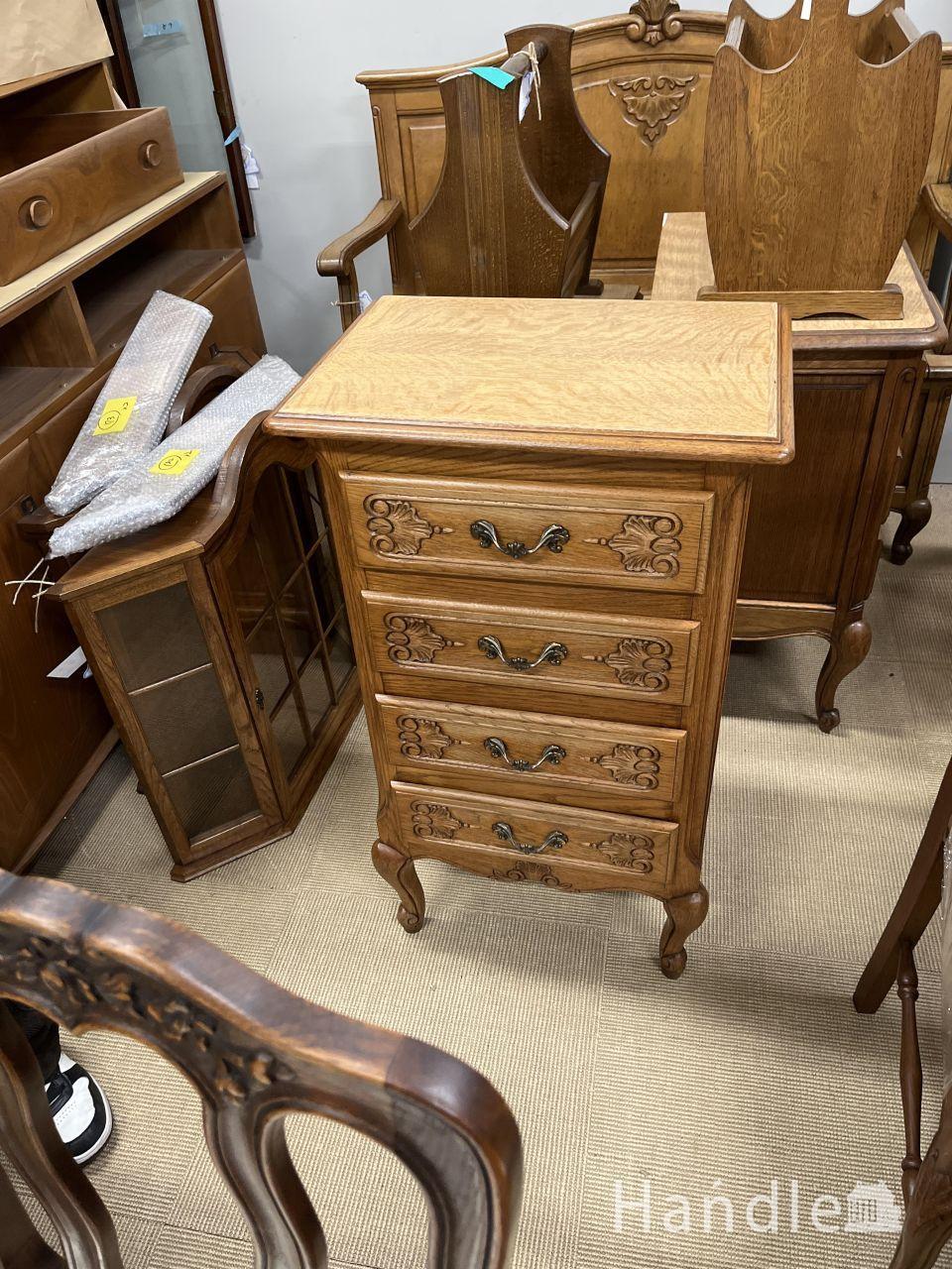 アンティーク　4段チェスト (j-3662-f)