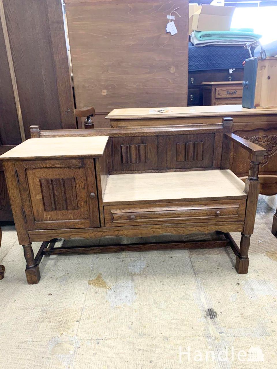 アンティーク　テレフォンベンチ (j-765-c)