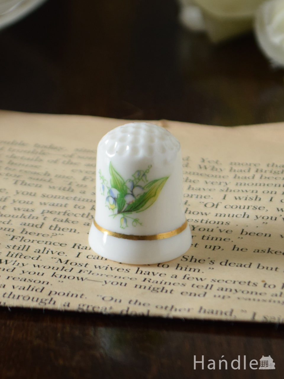 フランスアンティーク シルバー すずらんのシンブル 指ぬき 【公式通販】