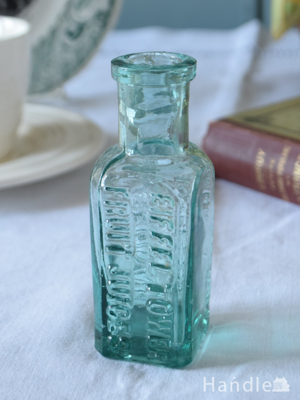 アンティークのおしゃれなガラスボトル、フルーツジュースのガラス瓶（EIFFEL TOWER BOTTLES） (m-5330-z)
