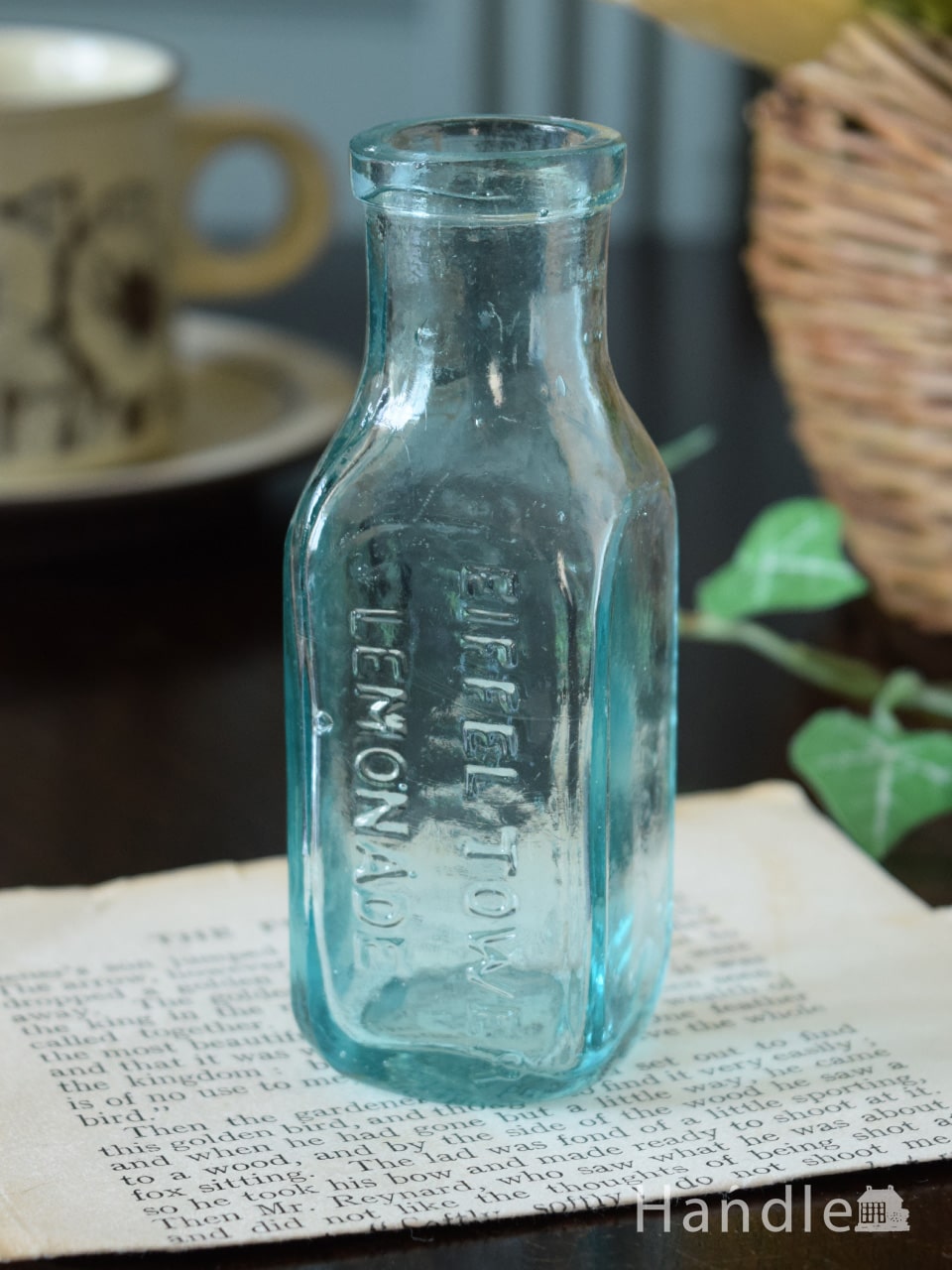 アンティークのおしゃれなガラスボトル、レモネード瓶 （EIFFEL TOWER LEMONADE BOTTLES） (m-5569-z)
