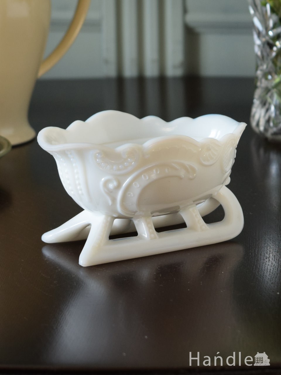 1950年代 ミルクガラス 猫モチーフプレート 【公式通販】