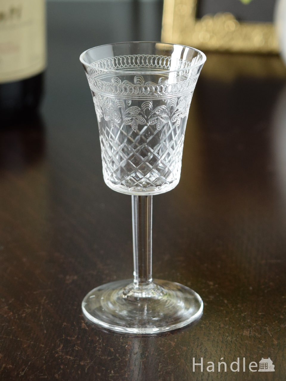 イギリスのアンティークグラス、PALL MALL社「LADY HAMILTON」シリーズのグラス (m-6077-z)
