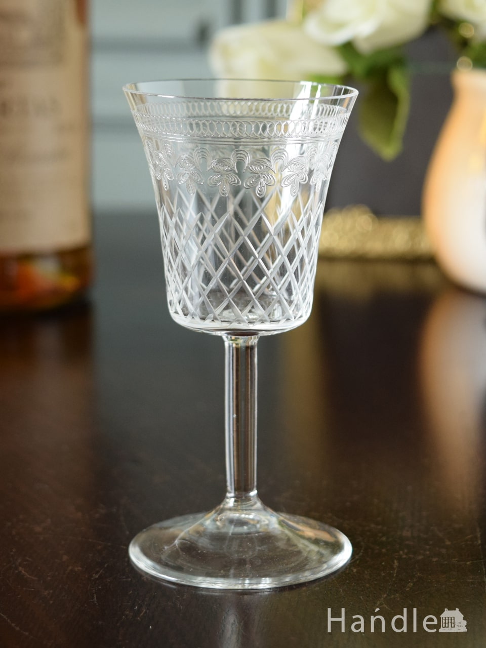 イギリスのアンティークグラス、PALL MALL社「レディ・ハミルトン