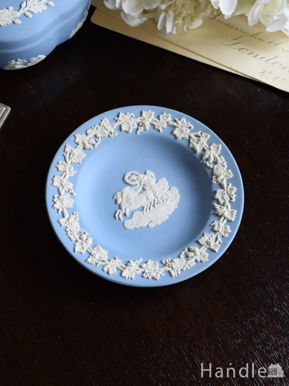 Wedgwood ピンディッシュ Wedgwoodアンティークジャスパーウェア-