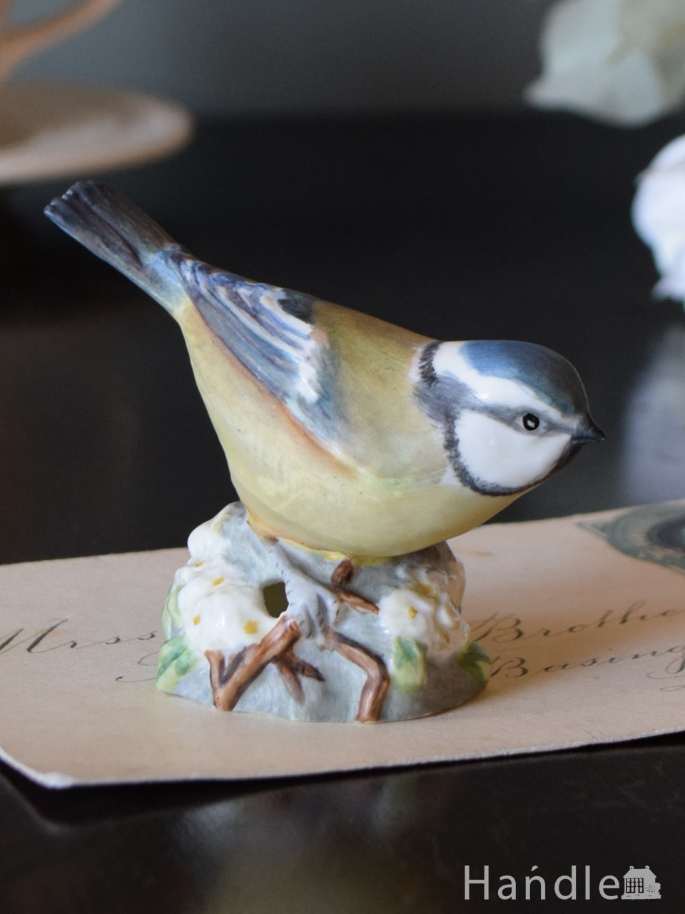 可愛い鳥の陶器の置物4点セット