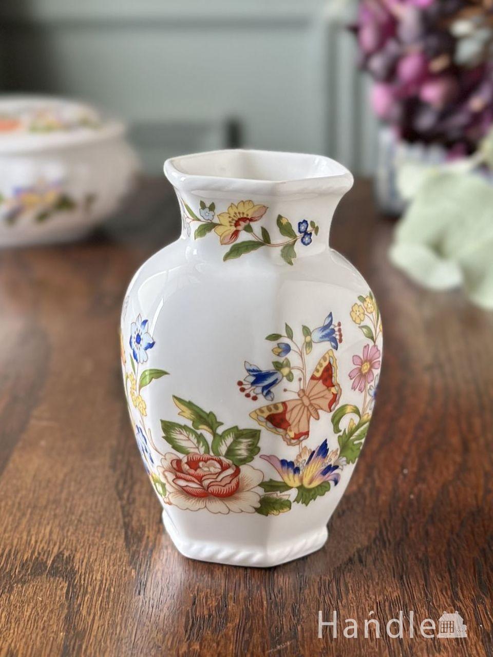 アンティークAYNSLEY フラワーベース（COTTAGE GARDEN） (m-9219-z)