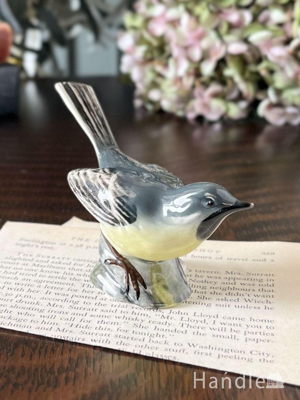 イギリスから届いたアンティークのオブジェ、ベスウィック社の小鳥の置物（BESWICK ENGLAND） (m-9389-z)
