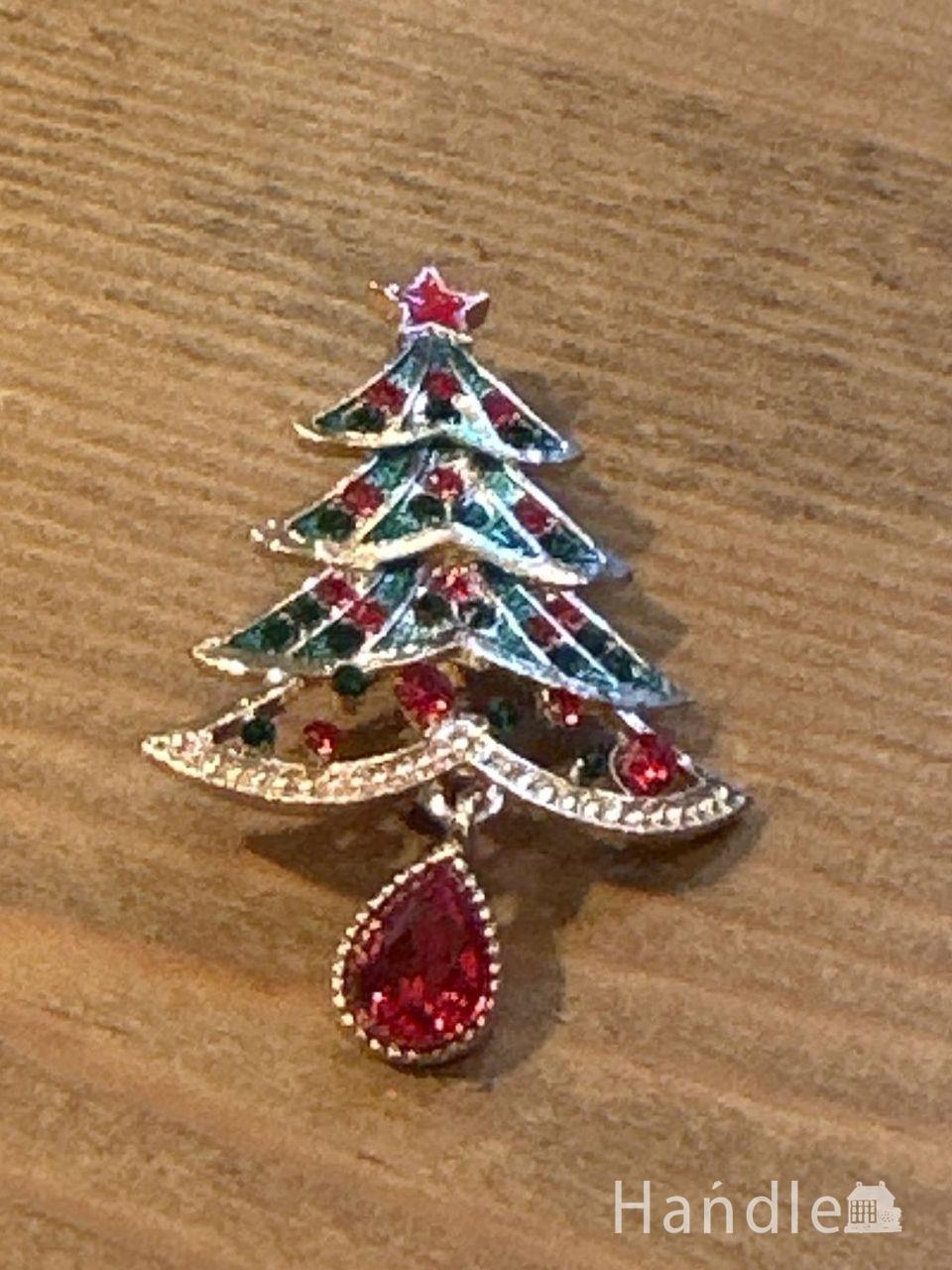 ビンテージクリスマスブローチ (m-9719-z)