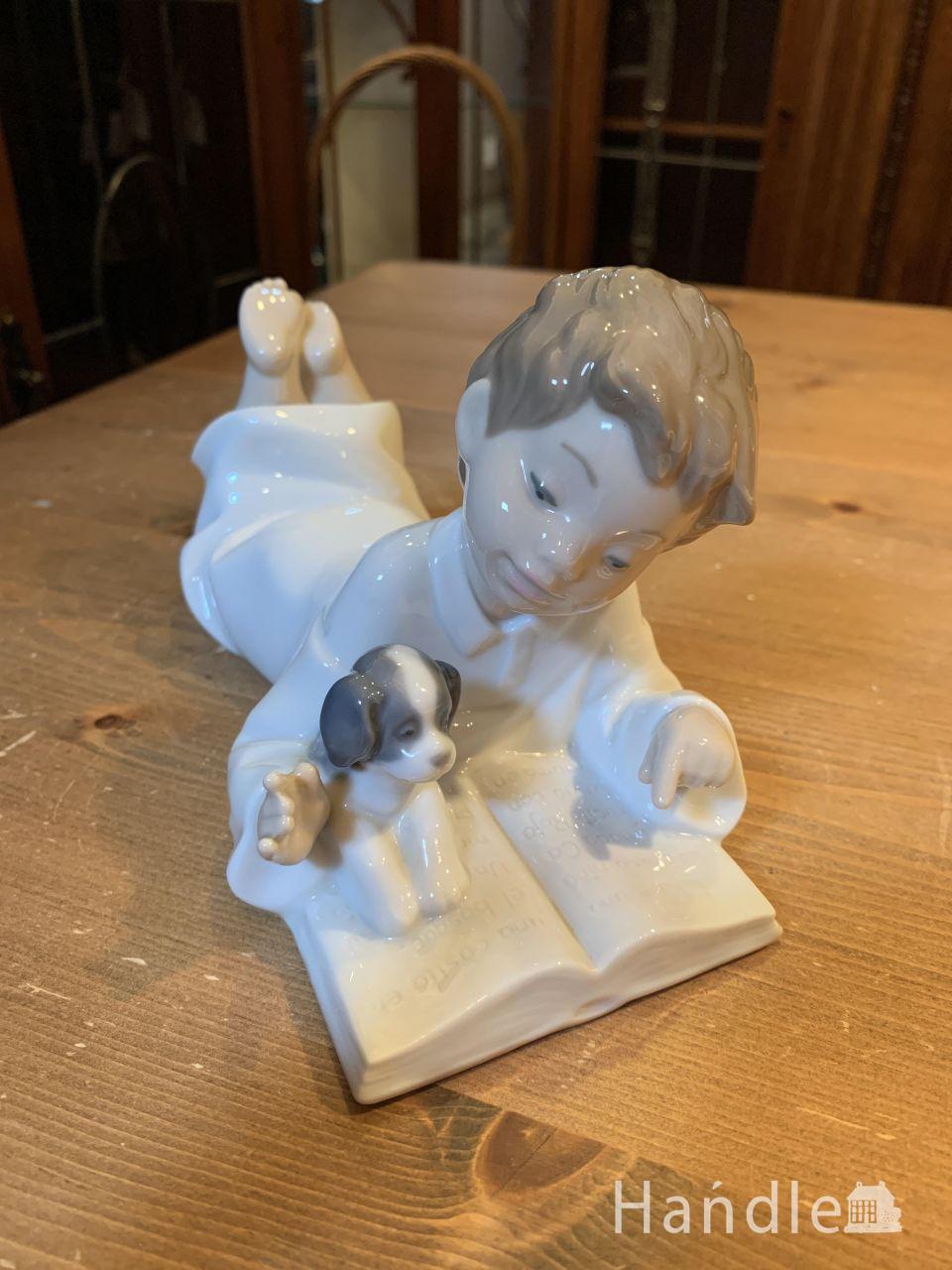 アンティ―ク　フィギュリン(NAO) (h-1299-z)