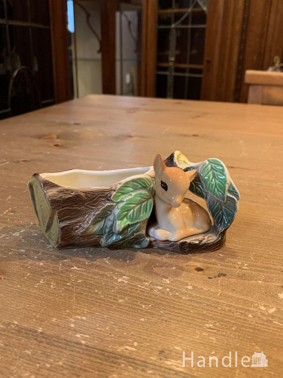 アンティ―ク　花瓶(ファウナシリーズ) (h-1340-z)