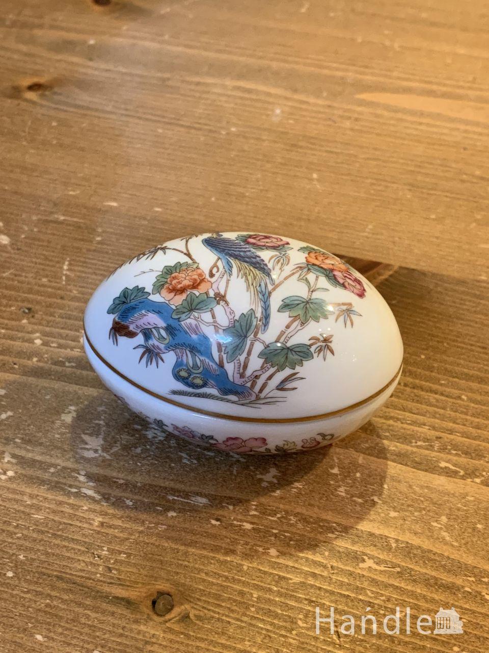 アンティ―ク　フタ付き小物入れ (h-1336-z)