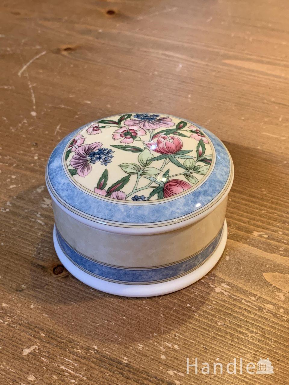 アンティ―ク　フタ付き小物入れ (h-1338-z)