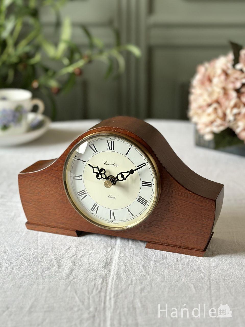 アールデコスタイルのおしゃれな置き時計、英国のアンティーククロック (h-1343-z)