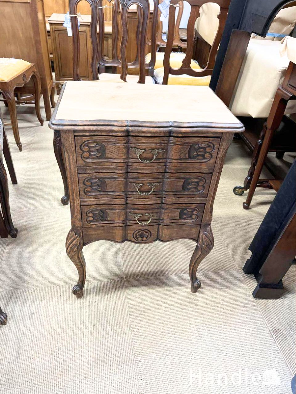 アンティーク　サイドチェスト (j-3660-f)