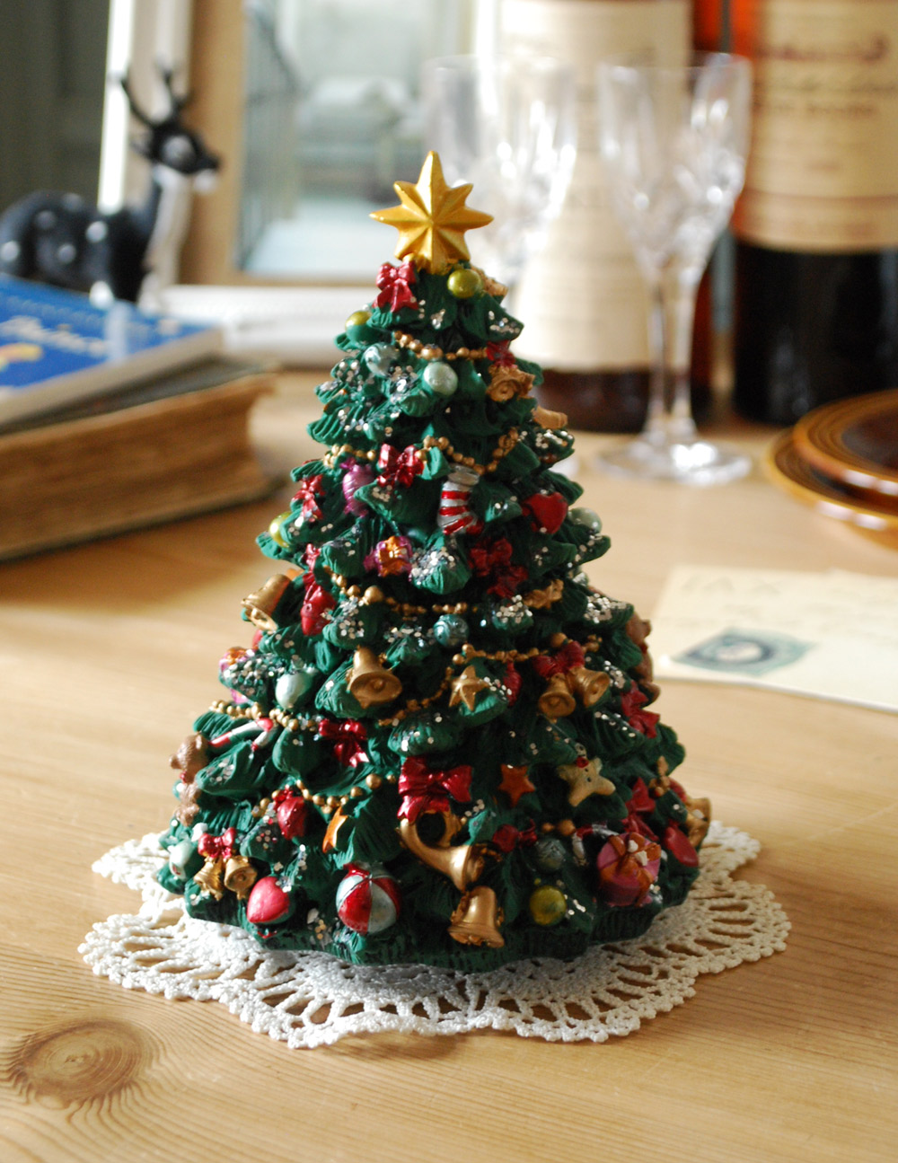 クリスマスツリーのオルゴール（We wish you a merry christmas）(cm-22)｜インテリア雑貨