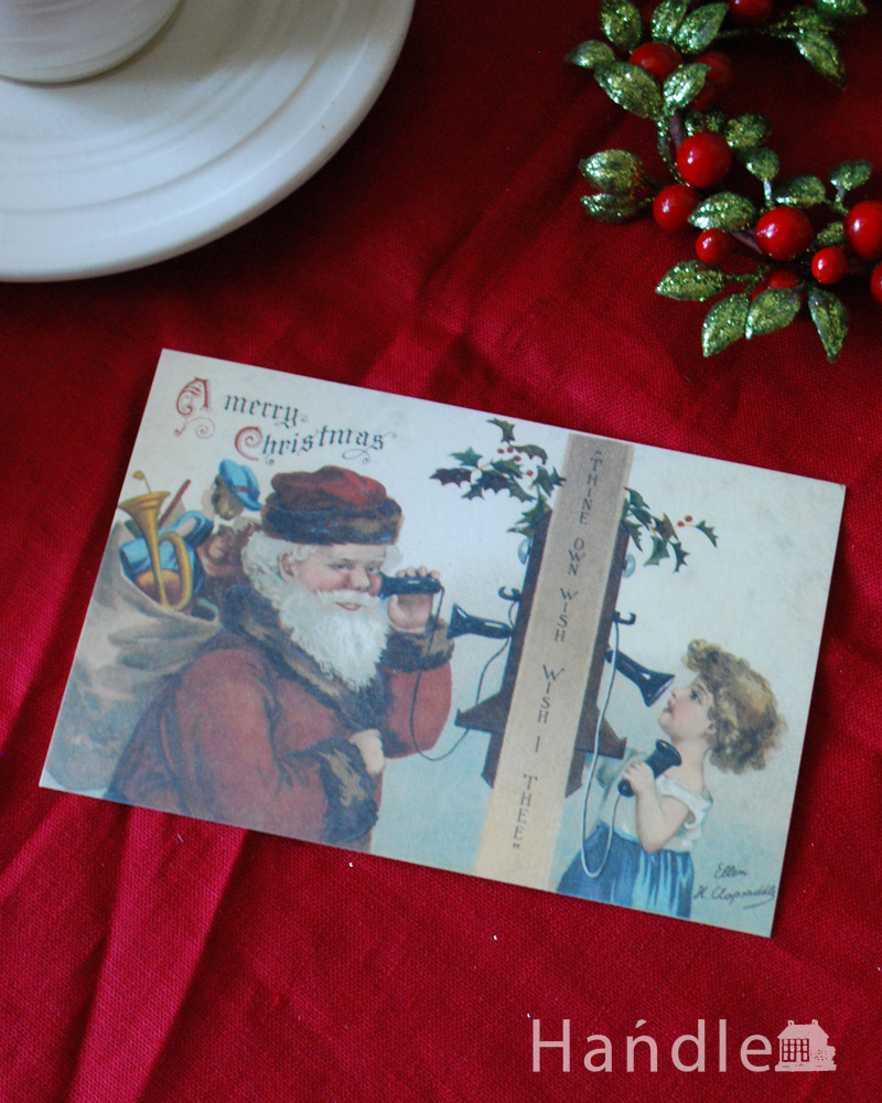 カバリーニ社のクリスマス限定ポストカード(Amerry Christmas) (cm-49)